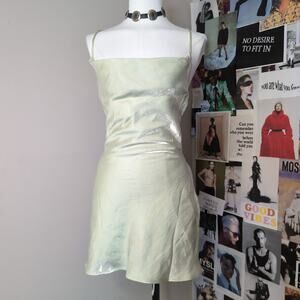 Shimmer Mini Dress with Criss-Cross Back Fairy